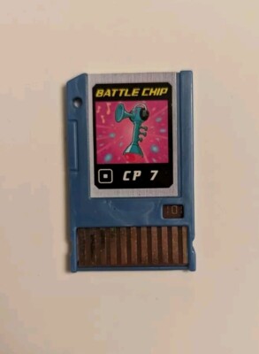 Megaman Battlechip 101 CP 7 TAKARA 2004 Battle Chip Mega Man CP7 Untested 