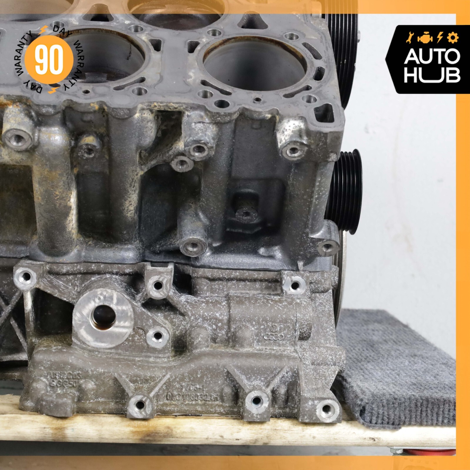 03-13 Bentley Continental GTC Flying Spur 6.0L Engine Motor Block OEM 52k