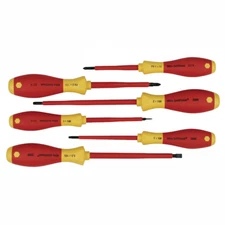 Wiha 35891 Insulated Slotted/Phillips/Sq Tip Drive 6 Pc Set