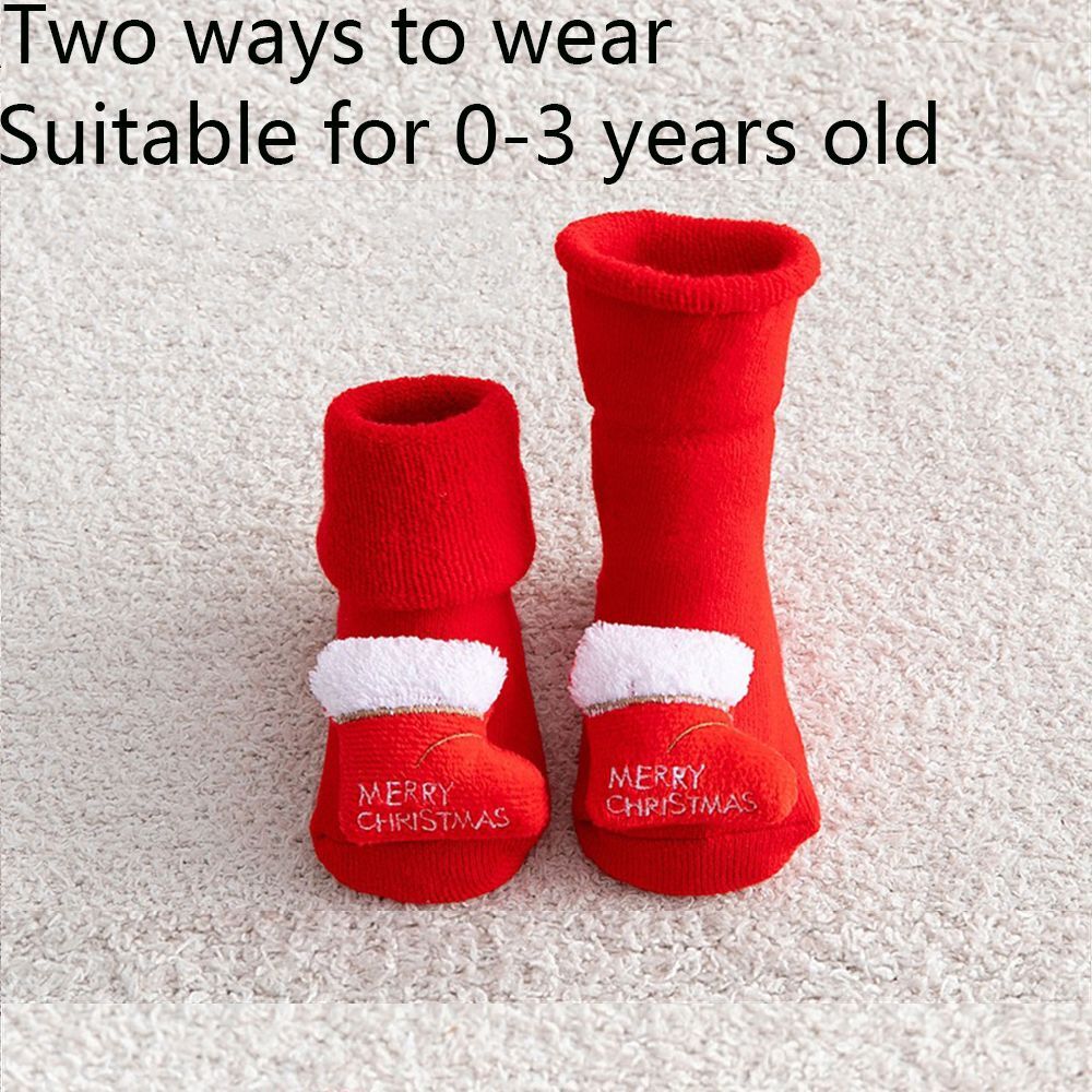 Cotton Absorb Sweat Clothing Accessories Christmas Socks Xmas Themed