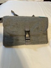 Kopi Baby Portable Diaper Changing Pad Carrying Case, Gray, Water Resistant