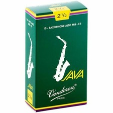 Vandoren SR2625 Alto Sax JAVA Reeds Strength 2.5 - Box of 10