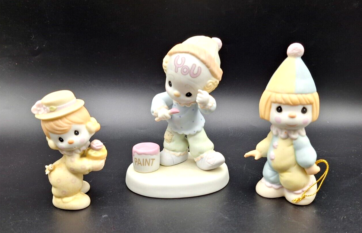 【3点セット】Precious Moments Collection Set of 3 Precious Moments Clown Figurines Vtg 1984-1997 EUC | eBay