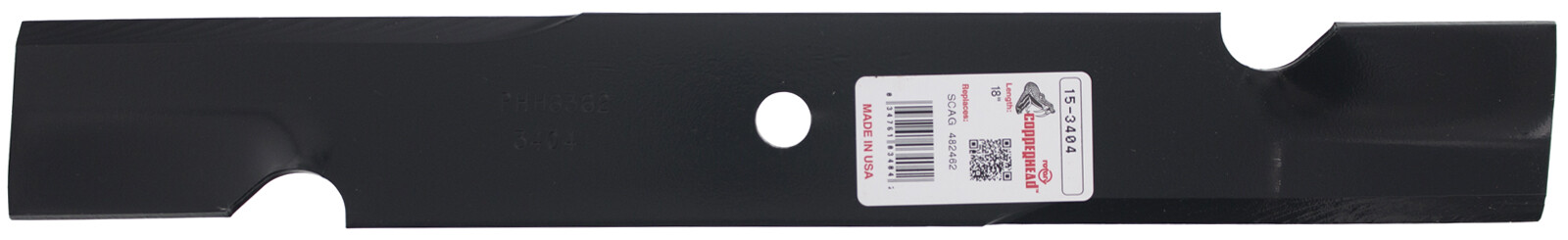 6 Rotary Blades Compatible With Exmark 103-6394 & 103-6394-S - Model 11244
