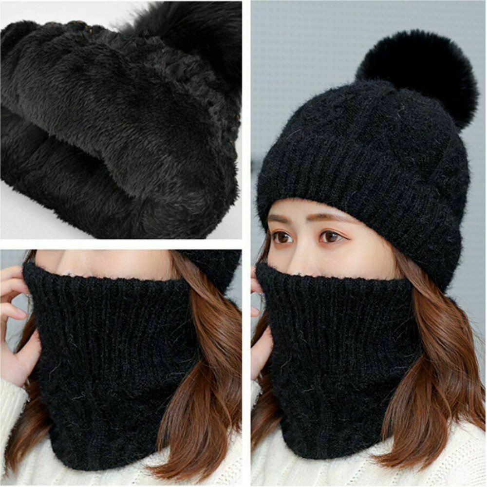 Nuevo 2uds sombrero gorras gorros para mujeres de invierno calidos modernos