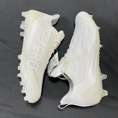 Adidas Adizero Football Cleats Triple White Men's Size Athletic US Sz 8 GX5413