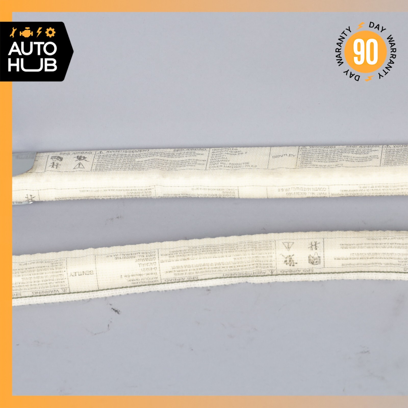 03-10 Bentley Continental GT Coupe Roof Curtain Airbag Air Bag Left Side OEM
