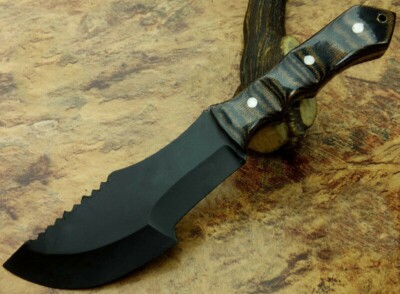 11.5'' Custom Hand Forged D2 Steel Tom Brown Style Hunting Camping Tracker Knife