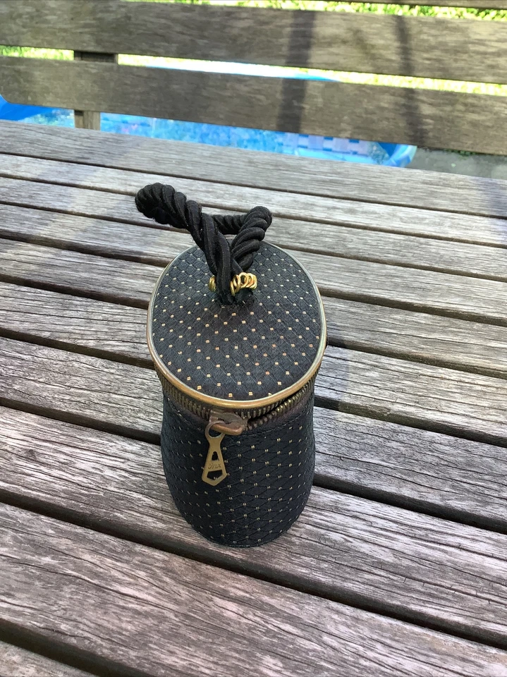 Mini bolso pulsera vintage de oro negro de los años 40 hecho en Alemania Foto 2 de 4