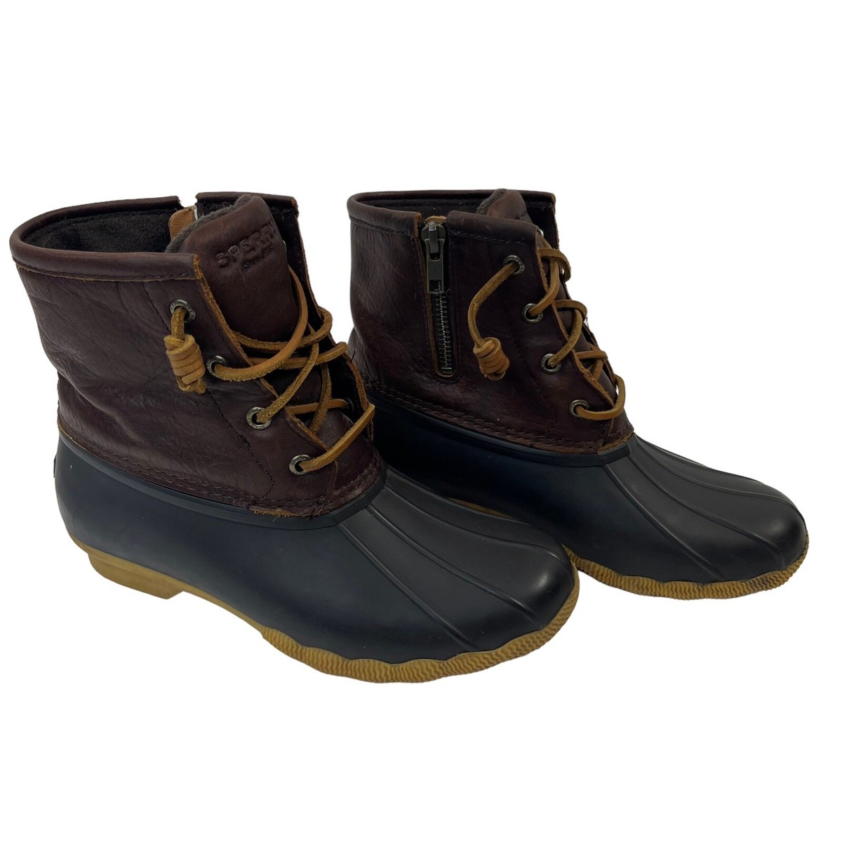 Duck Booties Sperry Women's Saltwater Rubber Flooded Rain