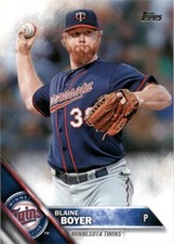 2016 Topps Blaine Boyer Minnesota Twins #235 Baseball Card