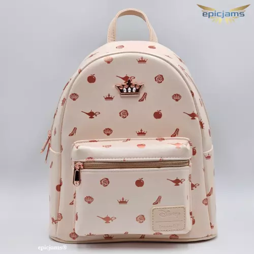 Loungefly Disney Princess Icon Iridescent Mini Backpack New