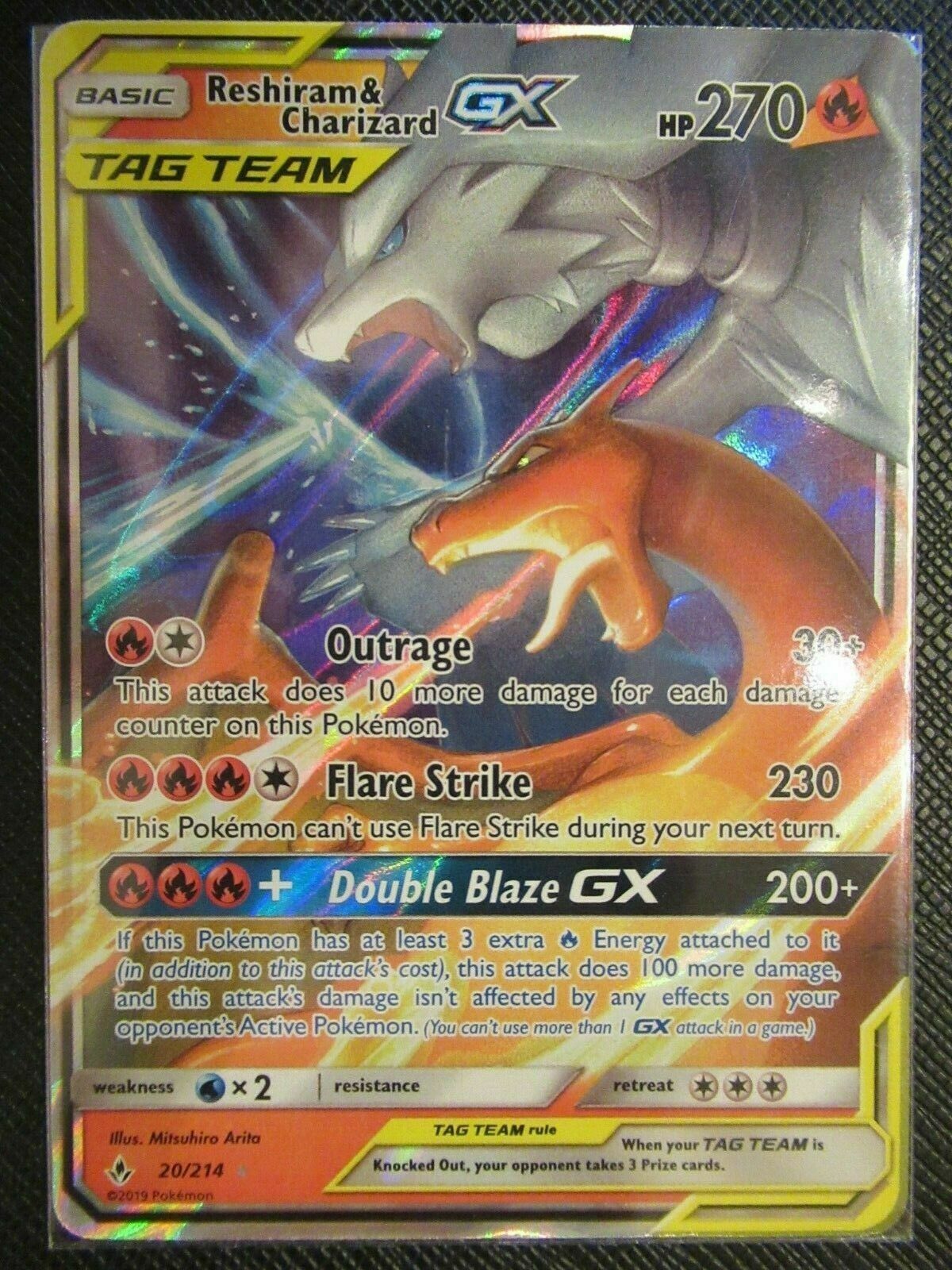 Reshiram & Charizard GX