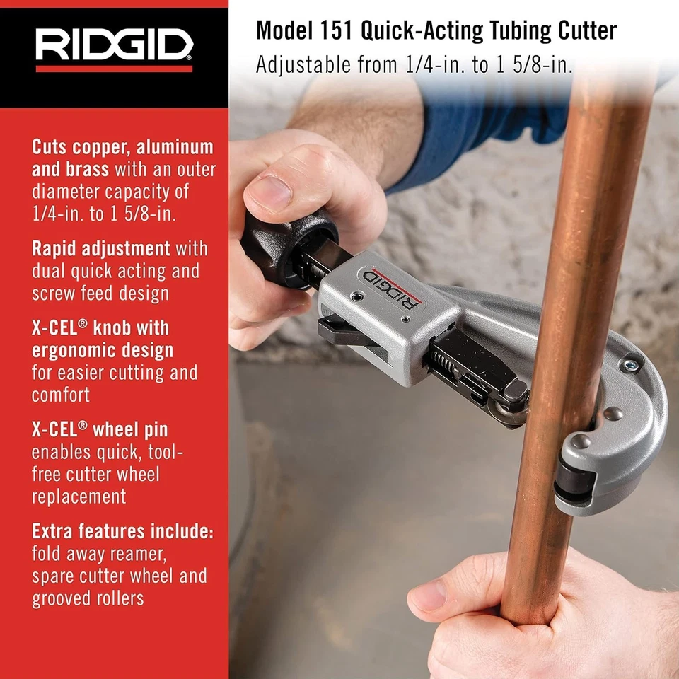 Quick Acting Tubing Cutter for Copper & Aluminum - Image 4 of 4