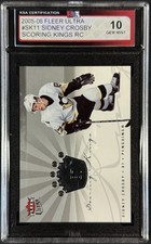 2005-06 Fleer Ultra Scoring Kings RC Sidney Crosby KSA 10