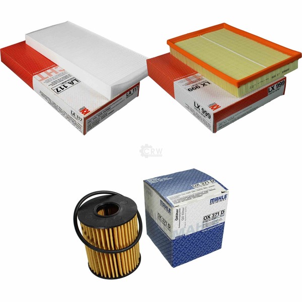 Mahle / Knecht Innenraumfilter LA 117 Luftfilter LX 999 ÖLfilter OX 371D-image