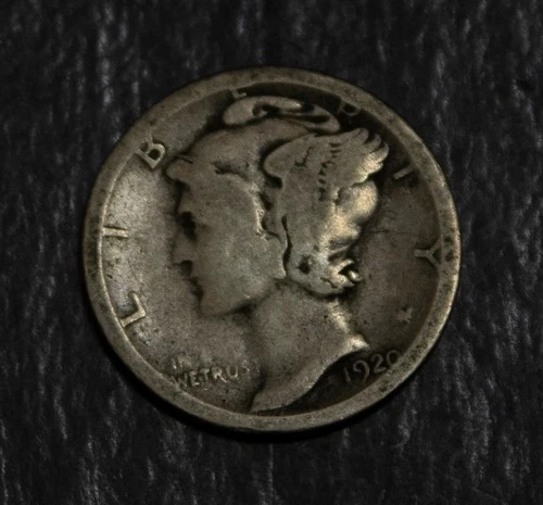 1920 S  Mercury Dime VG   Lot F 901