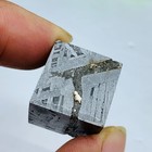 Aletai Iron Meteorite Cube Altay iron meteorite Cube etched pattern 62g60mm — photo 2