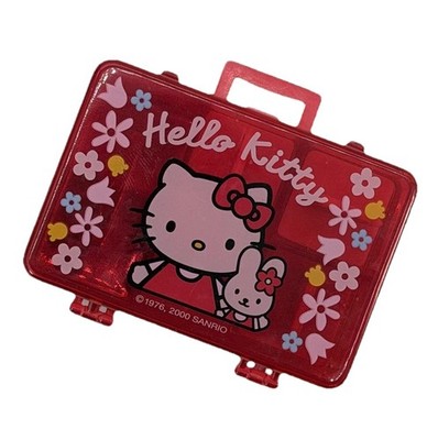 Vintage 2000 Sanrio Hello Kitty Transparent Miniature Stamp Kit