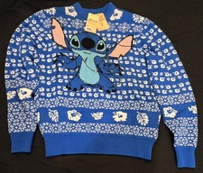 Disney Stitch Light Up Holiday Sweater Size: Small