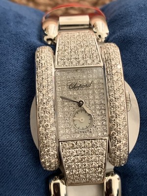 Beautiful Ladies  Chopard La Strada 8357 Real Diamond  Quartz / 24mm