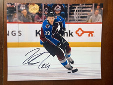 Nathan MacKinnon Signed Autograph 8X10 Photo COA  Auto