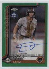 2025 Topps Pro Debut Chrome Green Refractor 14/99 Lisbel Diaz #PDC-137 Auto 02ss