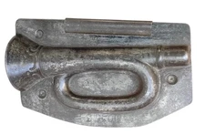 1930 ANTON REICHE 10173 TRUMPET BUGLE HORN ANTIQUE CHOCOLATE MOLD