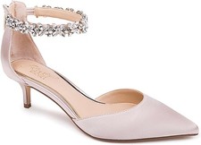 Jewel Badgley Mischka Robles Crystal Embellished Kitten Heel