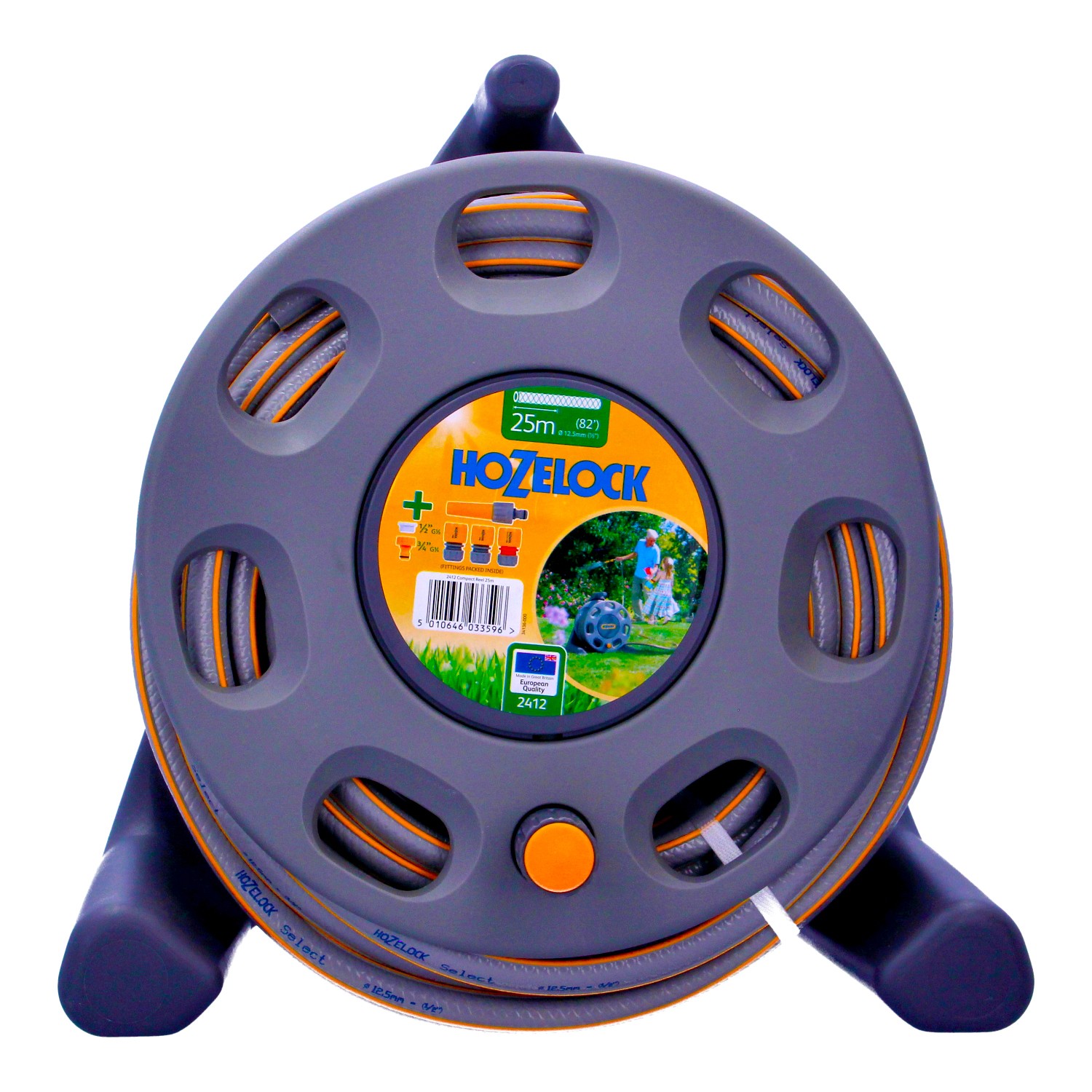 Hozelock 2412R0275 2412 30m Freestanding Compact Hose Reel + 25m o... - Image 20