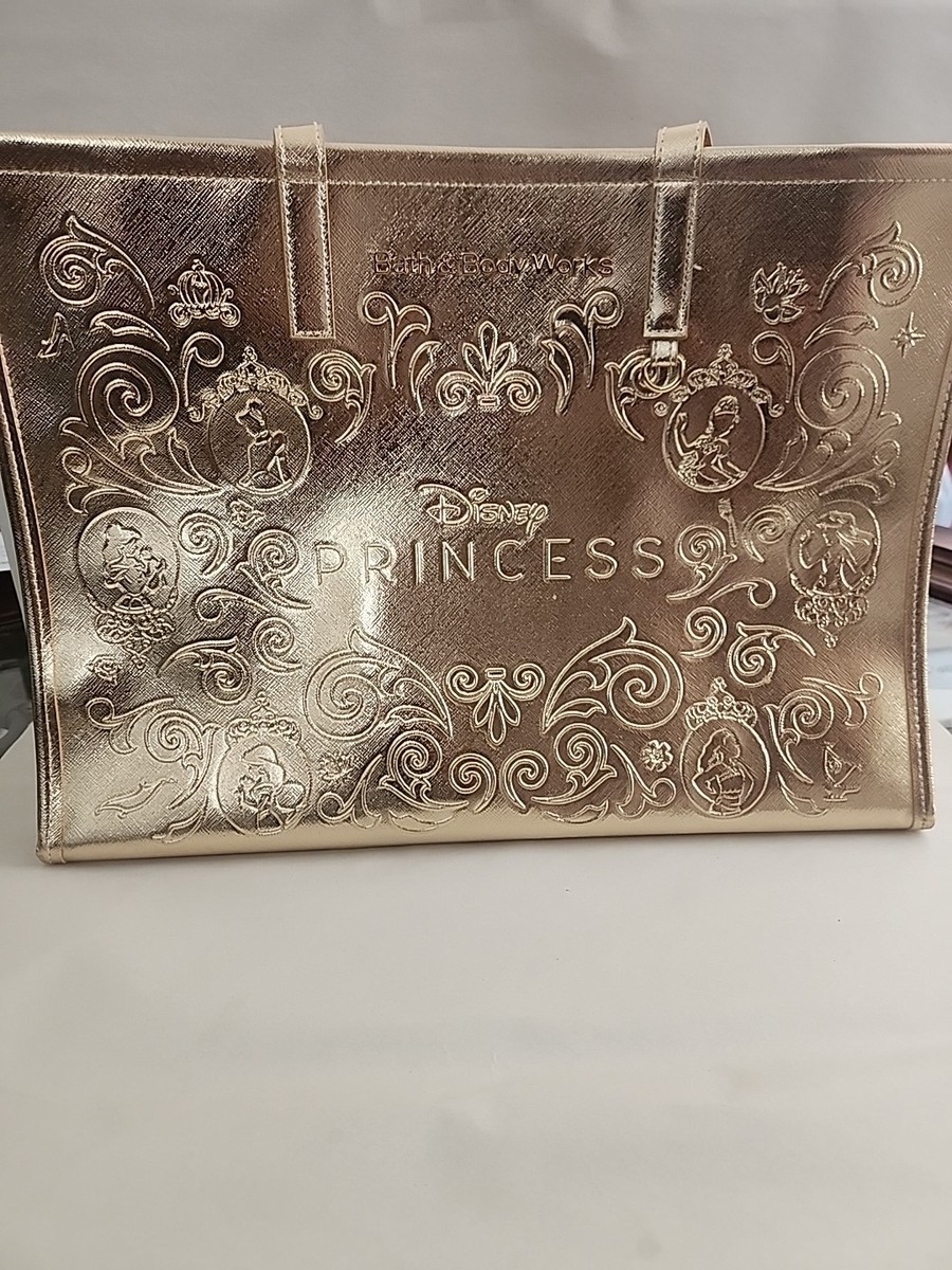 Bath And Body Works Disney Princess Gold Tote | eBay display picture 1