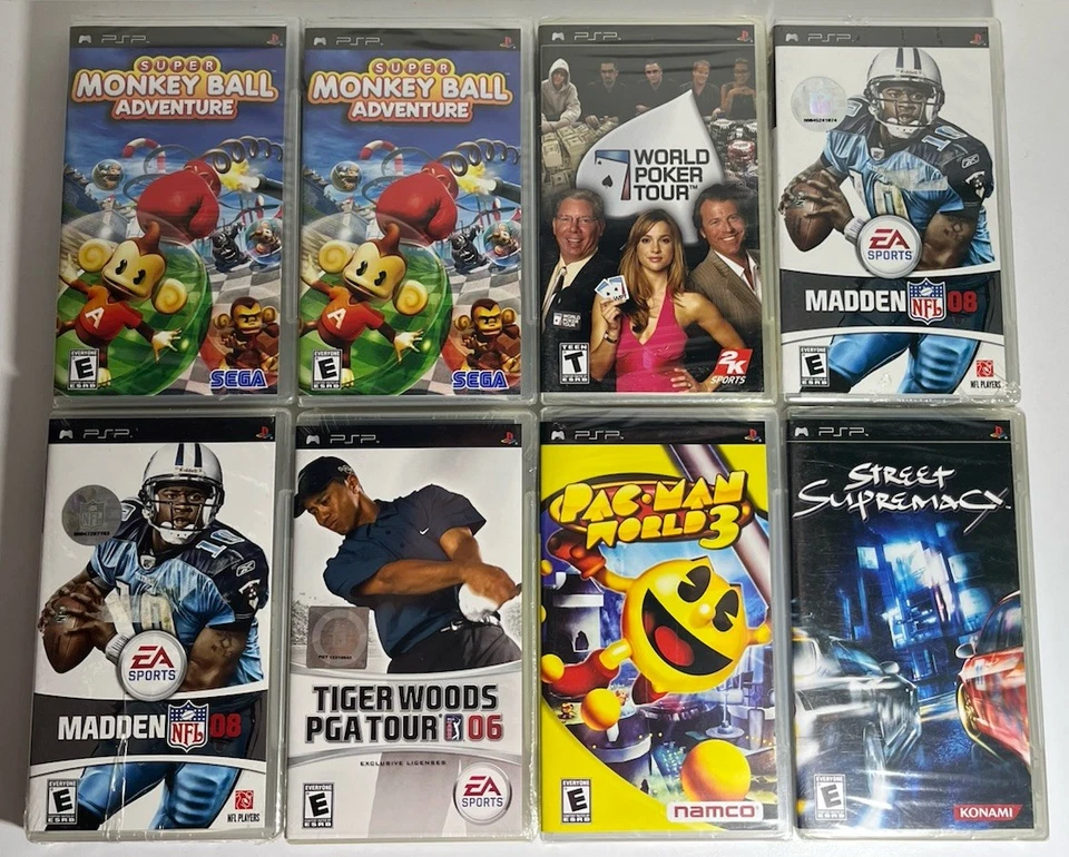 Pacote de jogos PSP UMD divertido para esportes e arcade - Imagem 2 de 3