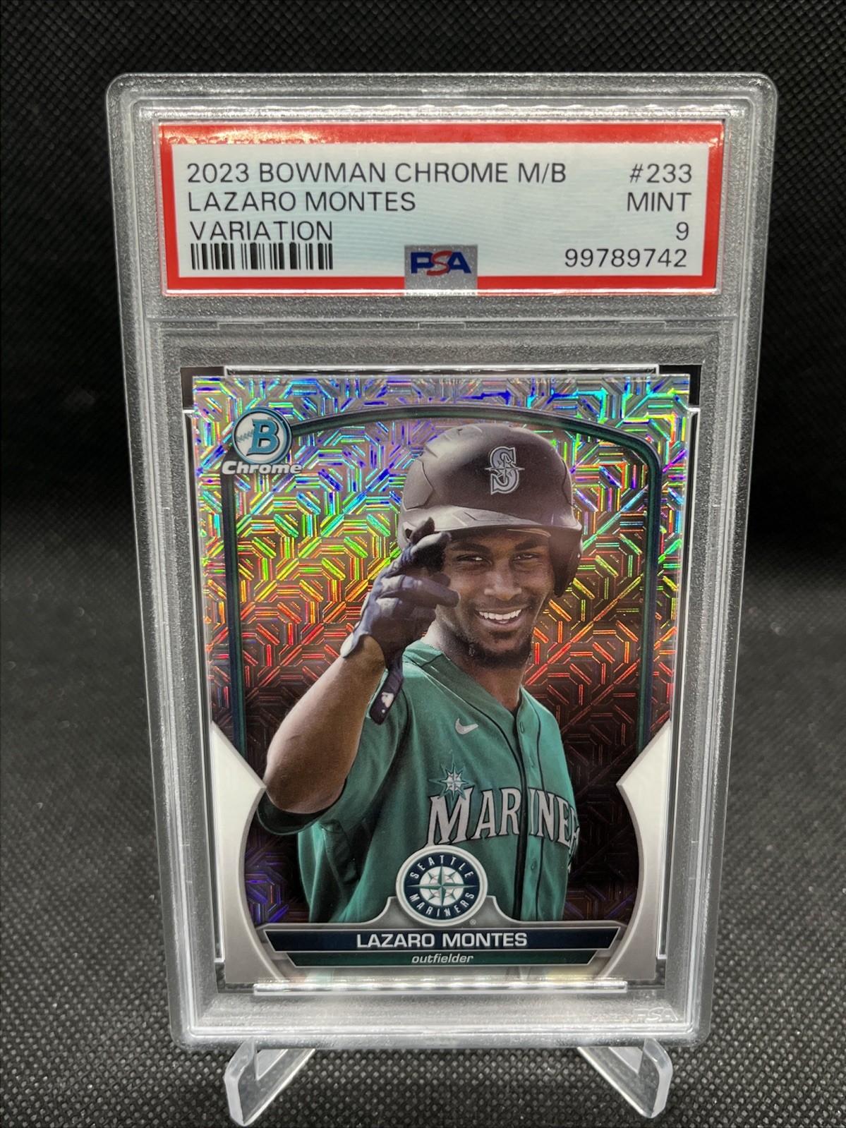 2023 Bowman Chrome Mega Box Lazaro Montes SP Variation Psa 9 1st Bowman Product