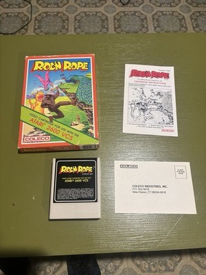 Roc'n Rope -- Atari 2600 -- Coleco -- Konami -- Classic Action Game Complete