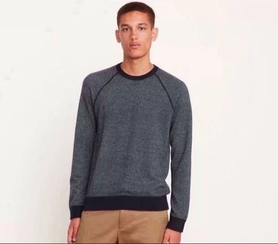 VINCE BIRDSEYE WOOL/CASHMERE SWEATER Size Medium