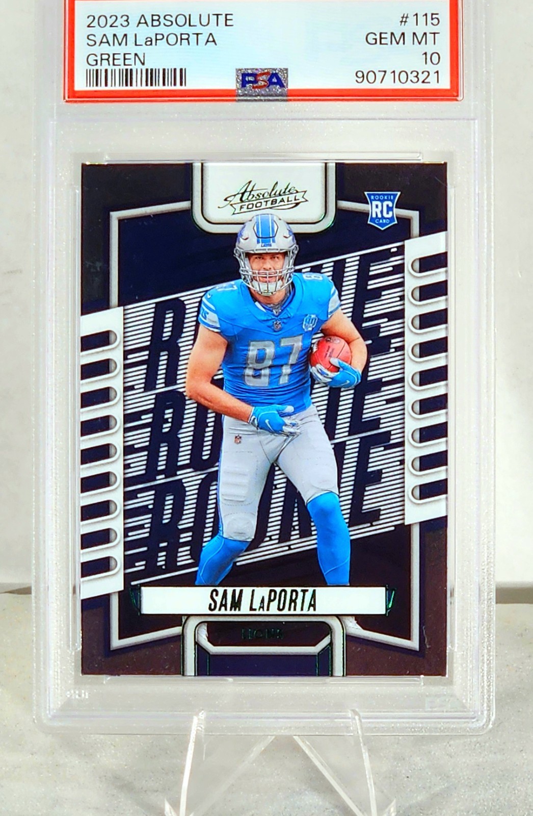 Sam LaPorta Panini Absolute #115 Green