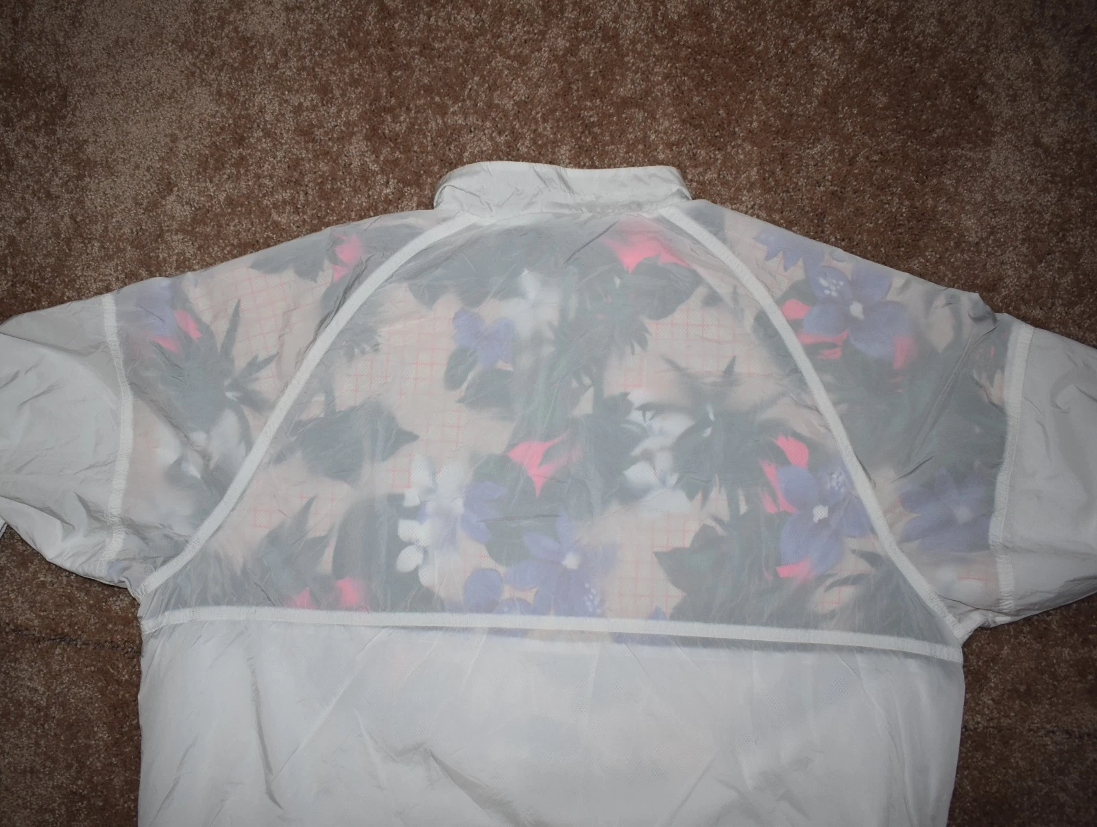 Nike SB Paradise Pullover Windbreaker Jacket Floral Mesh Mens LG - product detail image 5