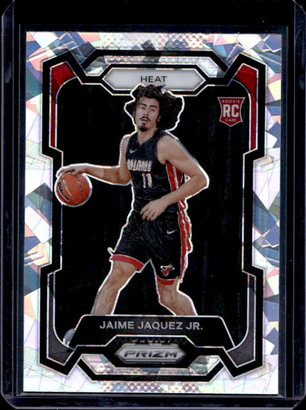 2023-24 Prizm Jaime Jaquez Jr. RC Prizm Ice Rookie #137 Heat