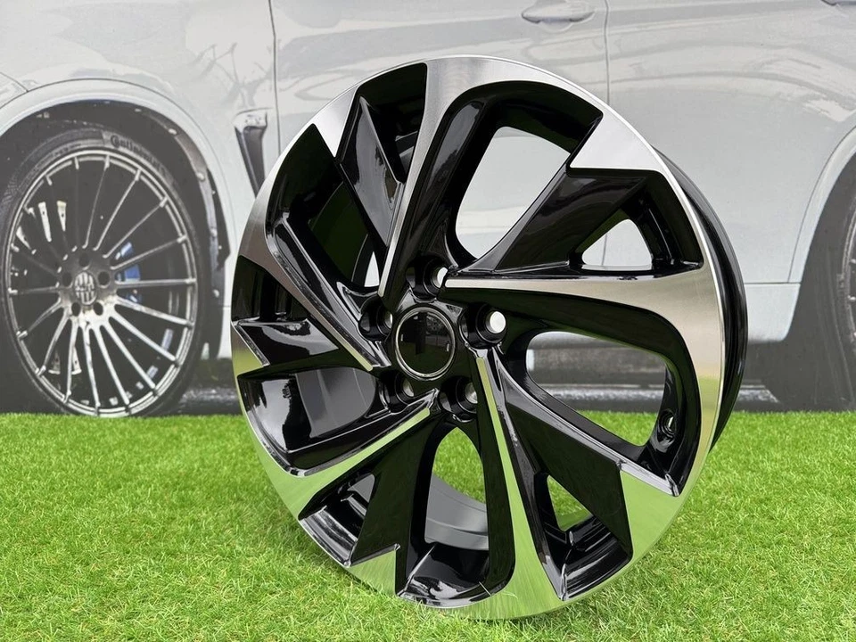 4X R17 Pouce 5X114.3 Toyota Corolla Style Noir Poli Roues : Pour Avalone - Photo 2/4