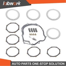 Labwork Clutch Friction Steel Plates Kit w/ Gasket Springs For Yamaha TTR125L 20