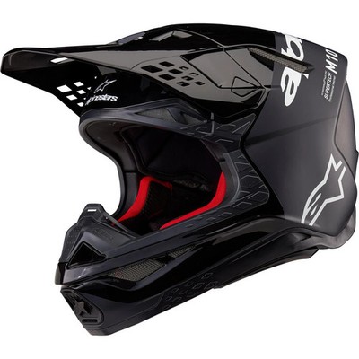 Alpinestars Motocross-Helm Supertech S-M10 Flood - Schwarz/Dunkelgrau M&G