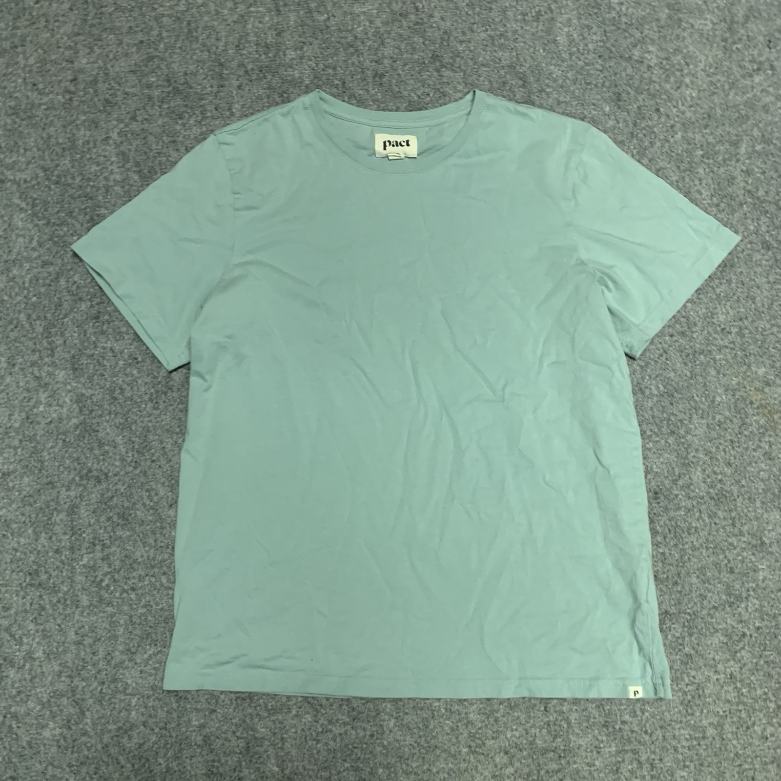 Pact Shirt Adult Size Medium Short Sleeve Organic Sustainable Earth  Tee
