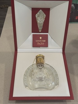 Empty Louis XIII Rémy Martin Grande Champagne Cognac w/ Case