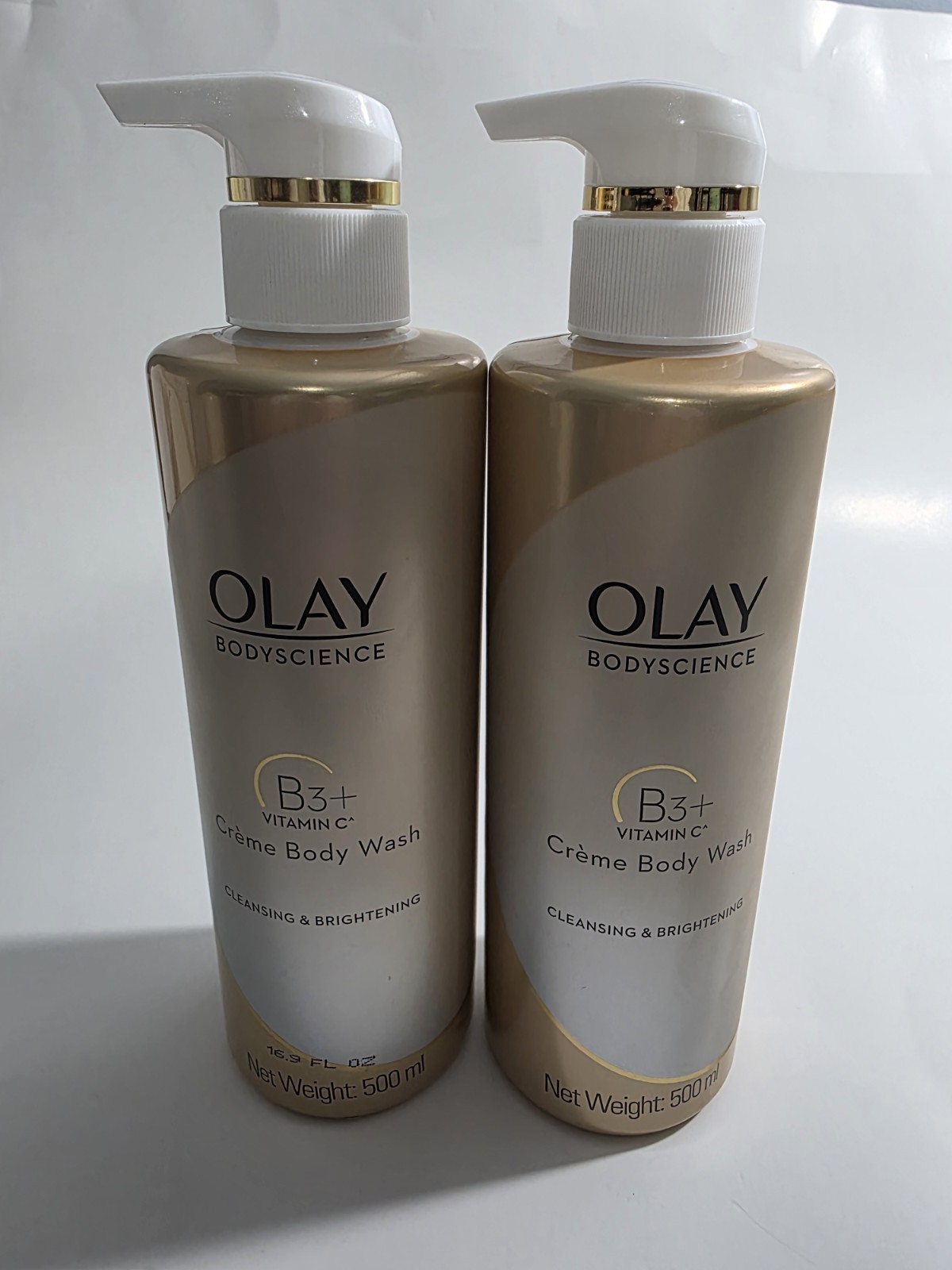 2-Olay Body Science Shower Cream B3+ Vit C Cleansing New Bri