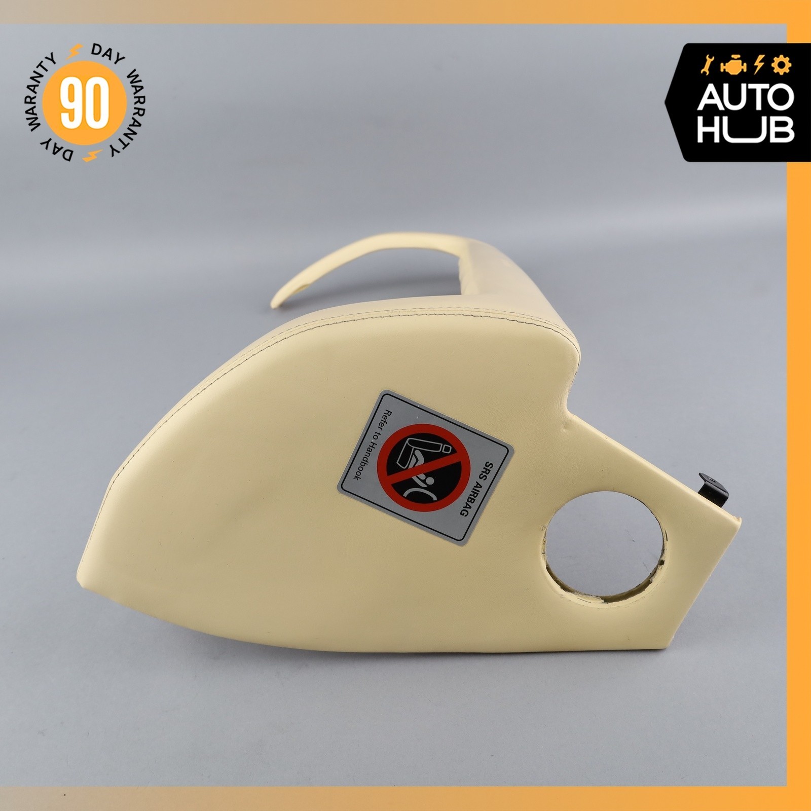 99-02 Bentley Arnage Right Dashboard Glove Box Trim Panel Beige OEM 42k
