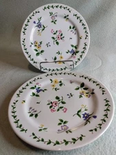 VTG Set of 2 International Tableworks CHATEAU Side/Dessert Plates 7 3/4" Floral
