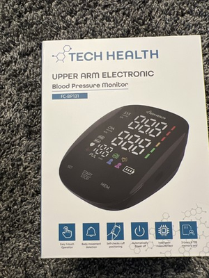 #ad Tech Health Upper Arm Electronic blood pressure monitor FC BP131 NEW $9.99