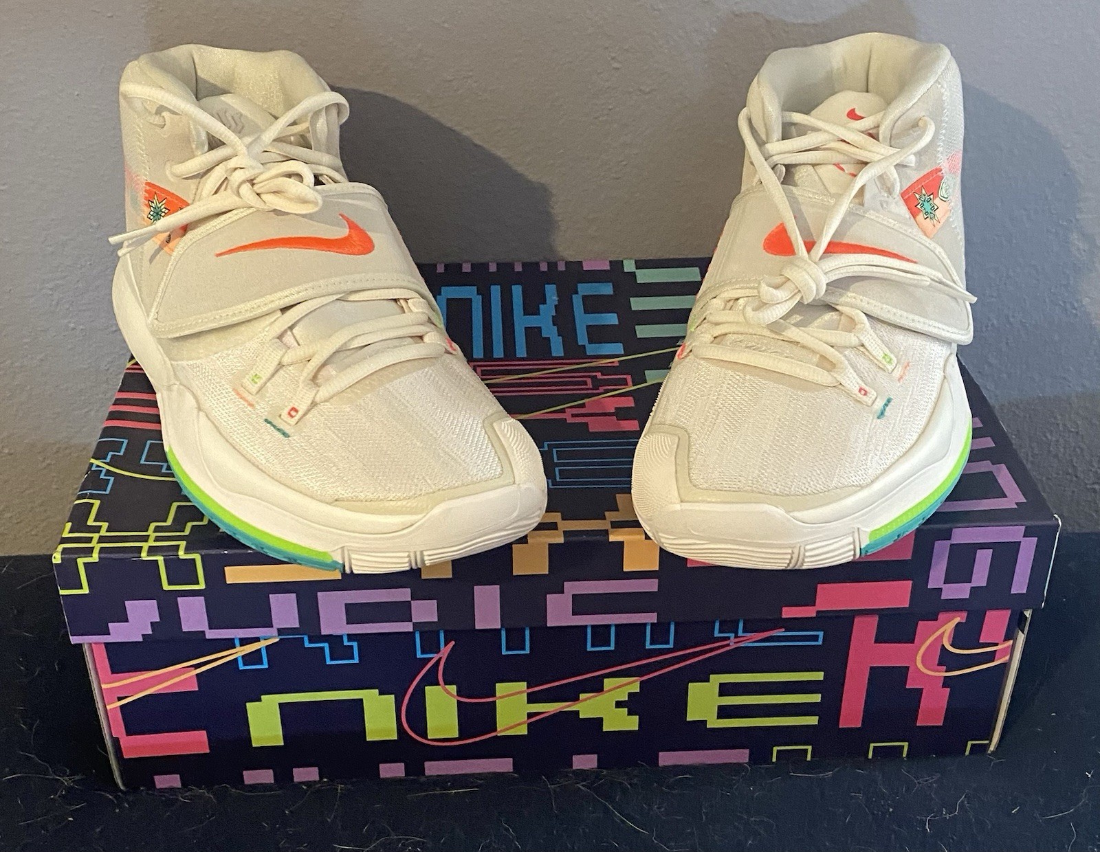 Nike Kyrie 6 N7 CW1785-200 Light Cream/Flash Crimson/Sail Me