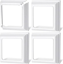 Thyle 4X4 Inches Vinyl Post Skirt Post Base Cover Column Wraps for Porch Deck Po