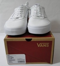 Vans Ward VN0A38DM7HN Sneakers Men's White Lace Up Skateboarding Shoes Sz 11 NEW
